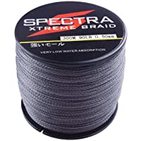 Hilo de pesca trenzado Spectra Extreme Braid- resiste 2-7 a 136 kg- 100 m a 2000 m- color gris